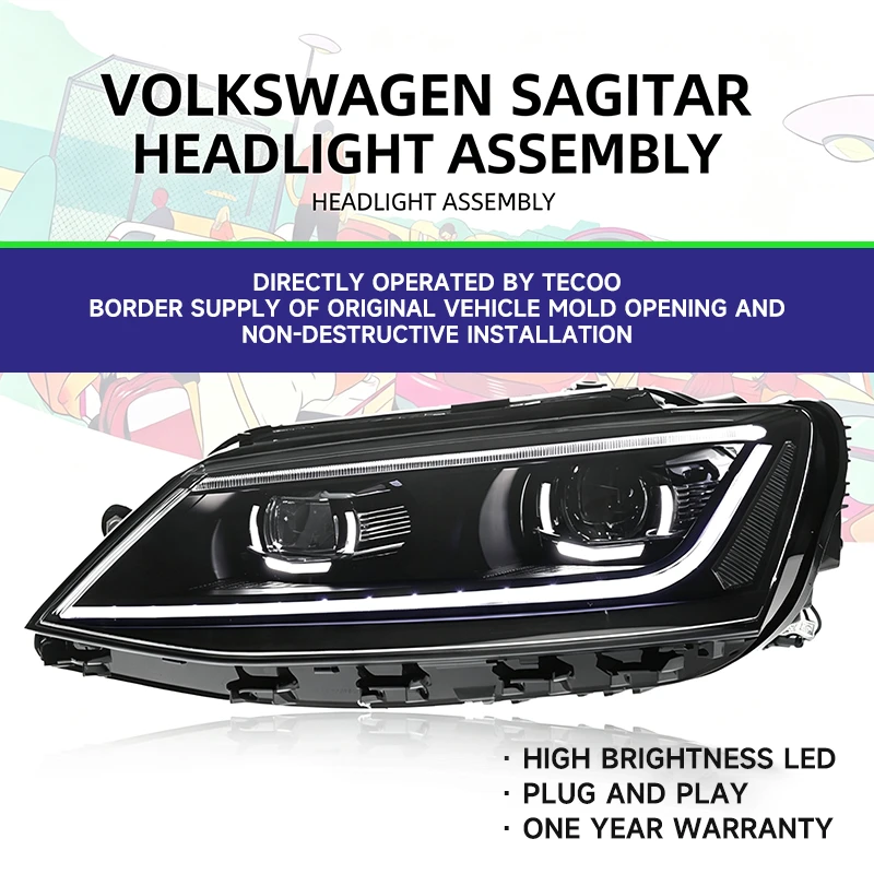 Volkswagen Sagitar LED Headlight Assembly suppliers